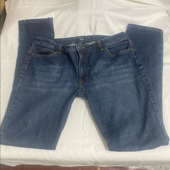 a.n.a Blue Straight Leg Jeans-SIZE 16 - Picture 4 of 5